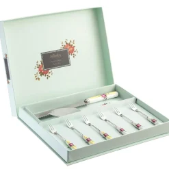 Aynsley Archive Rose Pastry Set<Galway Crystal Sale