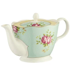 Aynsley Archive Rose Teapot<Galway Crystal Sale