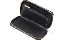 Black Ladies Zip Wallet<Galway Crystal Sale