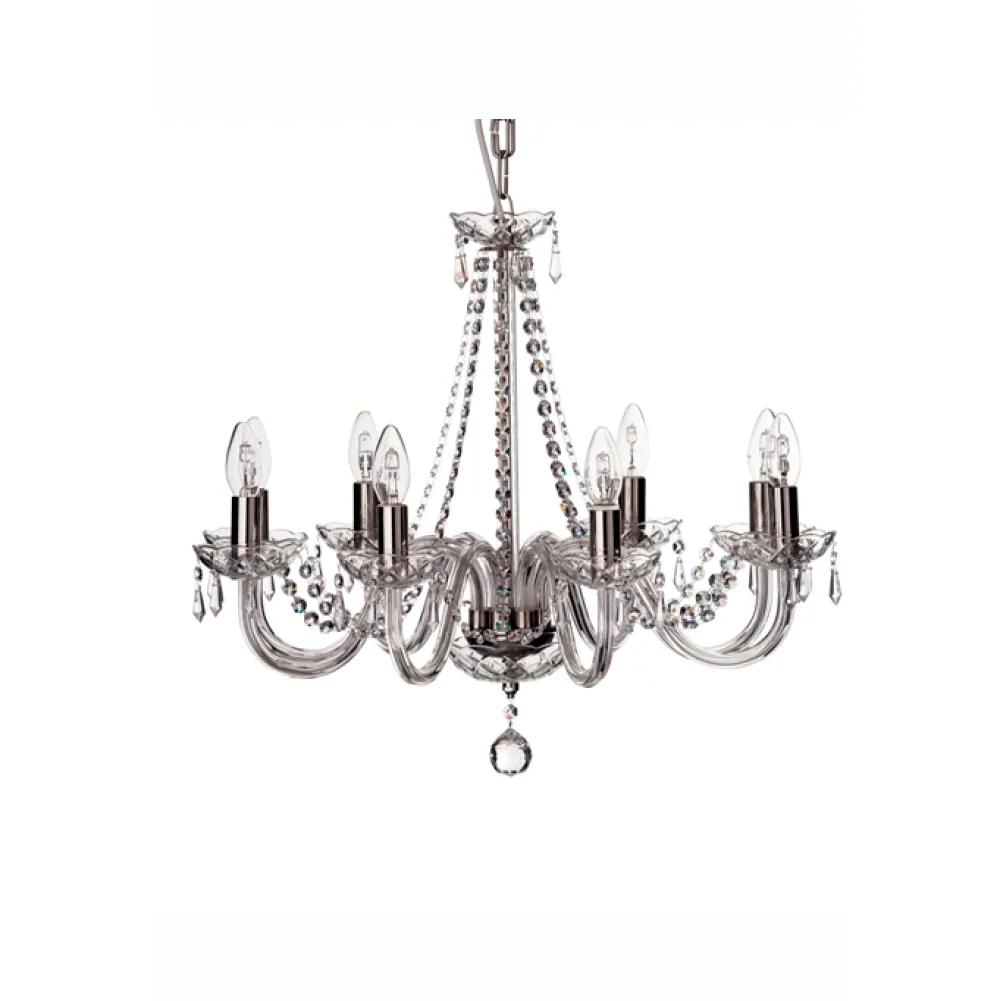 Cashel 8 Arm Chandelier IRE/UK Fitting<Galway Crystal Hot