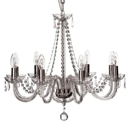 Cashel 8 Arm Chandelier US Fitting<Galway Crystal Outlet