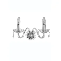 Cashel Wall Sconce IRE/UK Fitting<Galway Crystal New