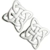 Celtic Knot Sterling Silver Earrings<Galway Crystal New