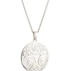 Celtic Swirl Sterling Silver Pendant<Galway Crystal Outlet