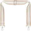 Champagne Sliver White Stripe Camera Strap - Silver hardware<Galway Crystal Sale