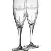 Claddagh Flute Glass Pair<Galway Crystal New
