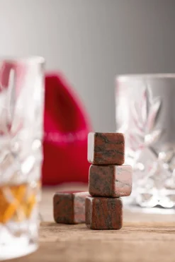 Cooling Stones Set of 4 - Polished Red Granite<Galway Crystal Hot