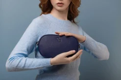 Cross Body Bag - Navy<Galway Crystal Outlet