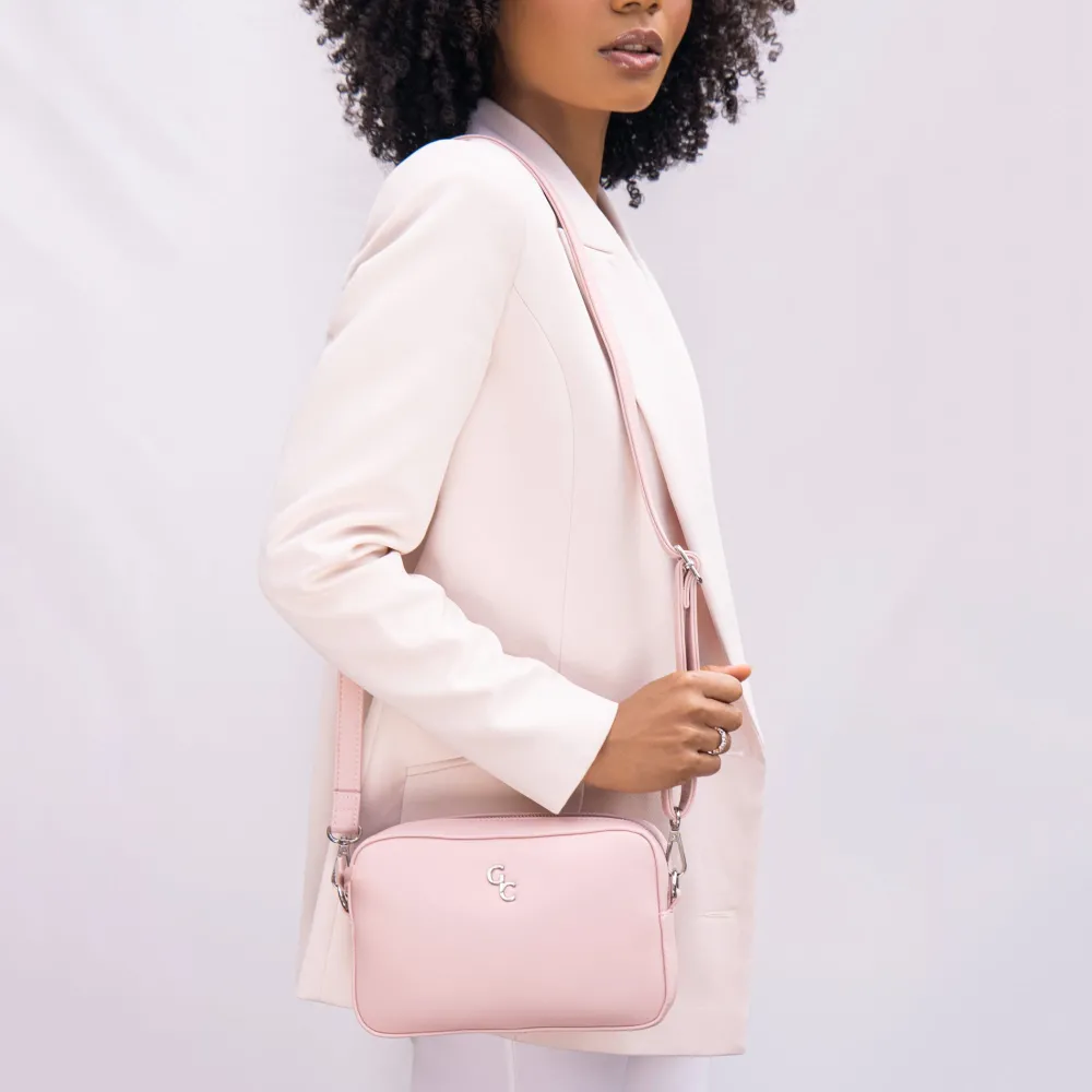 Cross Body Bag - Pink<Galway Crystal