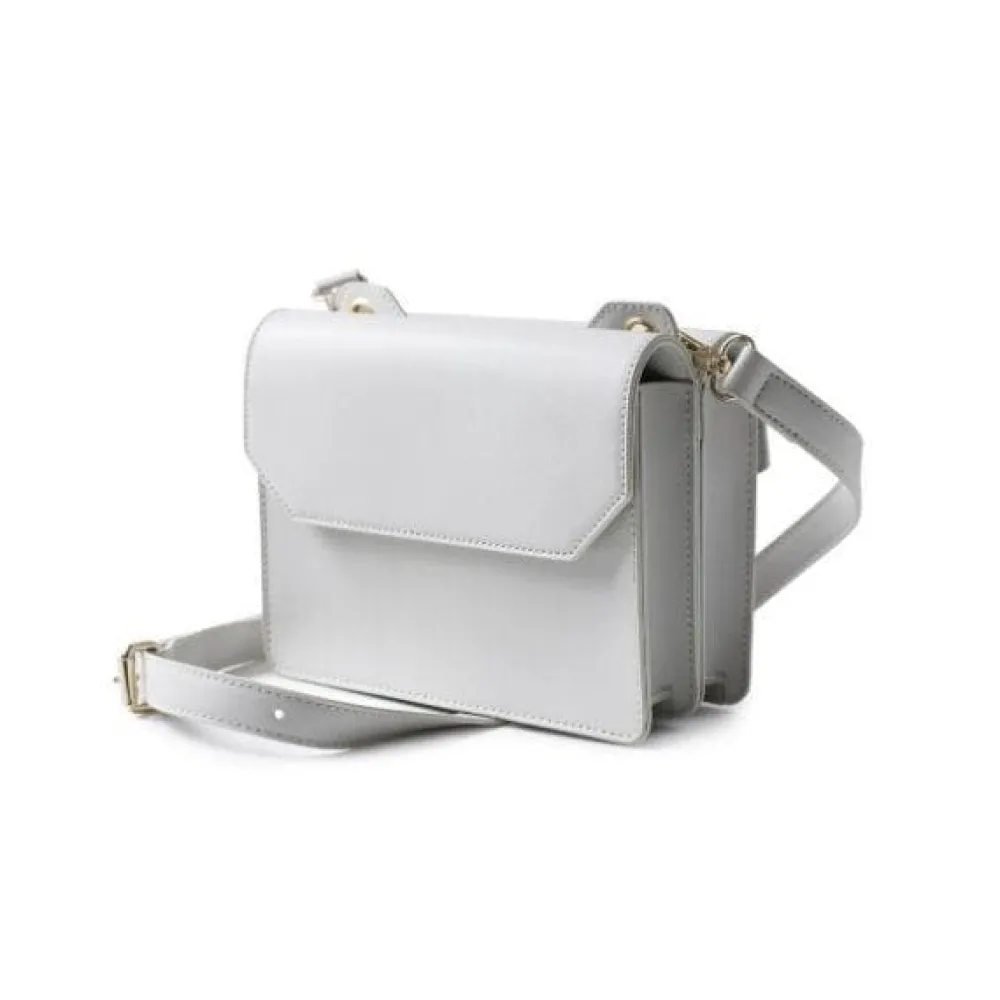 Cross Body Double Sided Bag Light Grey<Galway Crystal Online