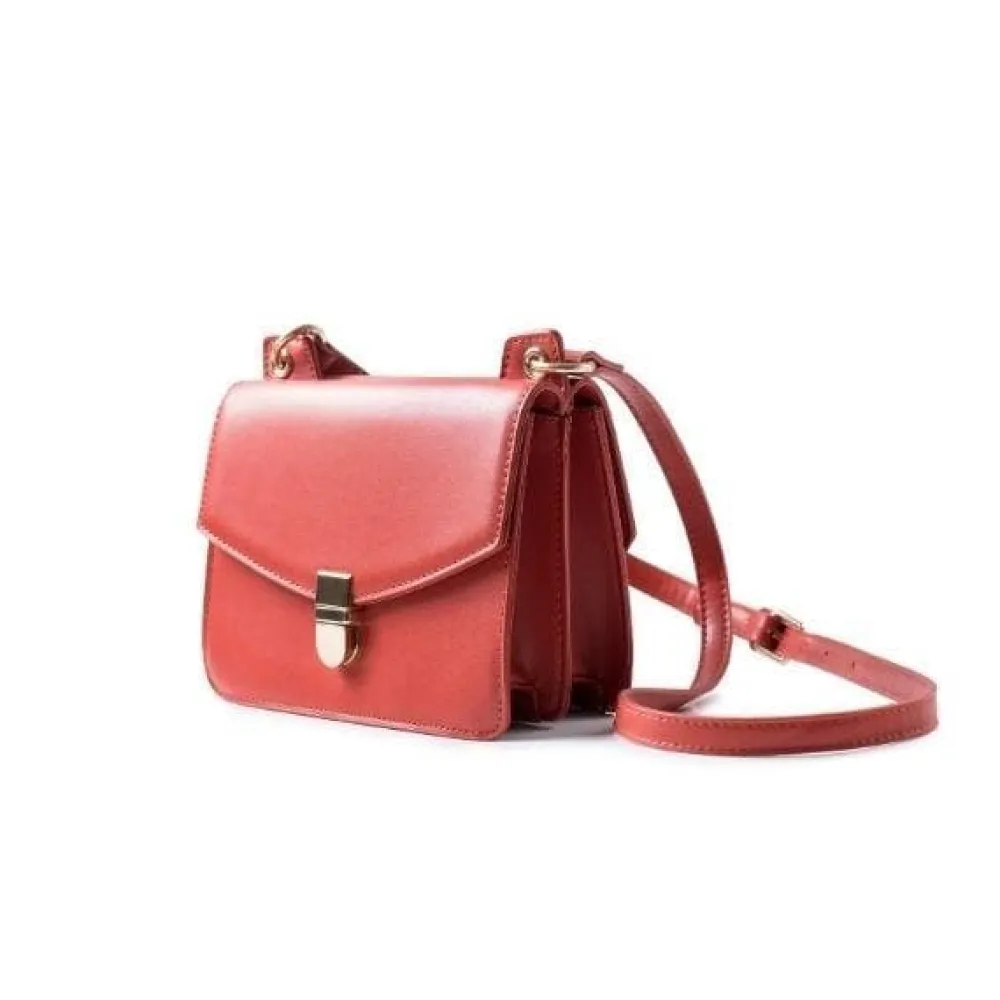 Cross Body Double sided Bag Red<Galway Crystal