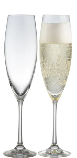 Elegance Champagne/ Prosecco Glass Pair<Galway Crystal Hot