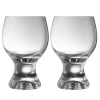 Elegance Footed Tasting Glass Pair<Galway Crystal Best