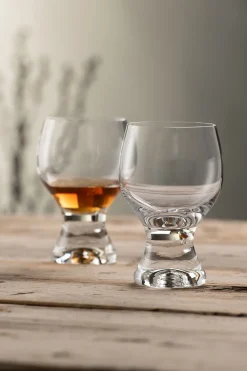 Elegance Footed Tasting Glass Pair<Galway Crystal Best