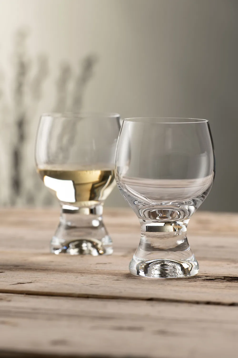 Elegance Footed Tasting Glass Pair<Galway Crystal Best
