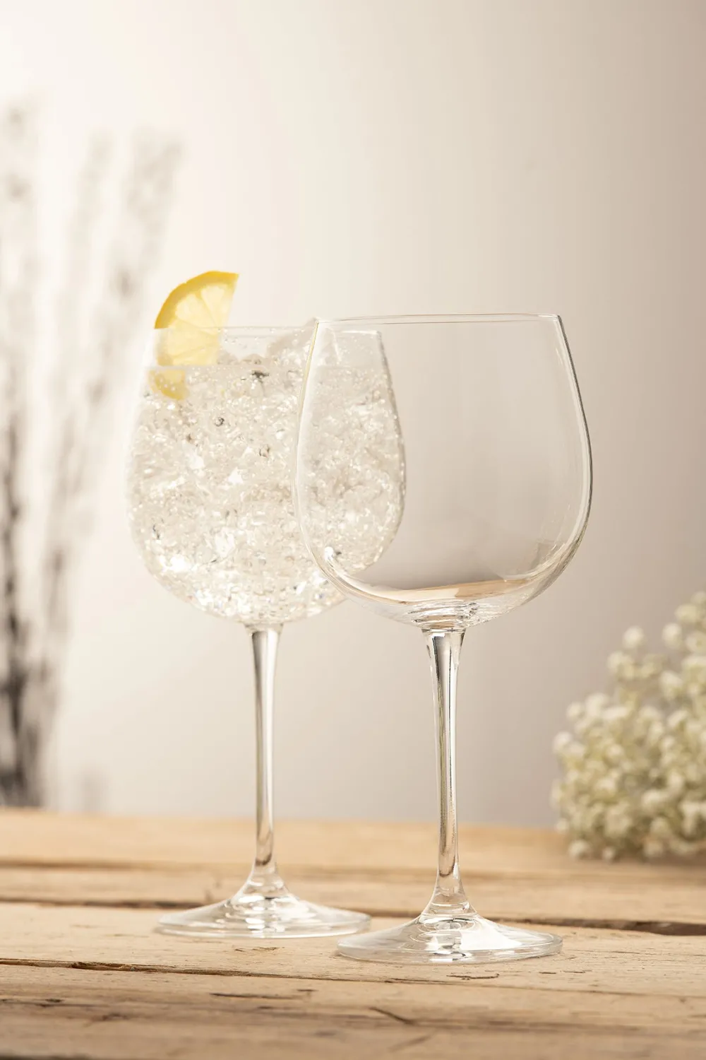 Elegance Gin & Tonic Glass Pair<Galway Crystal New