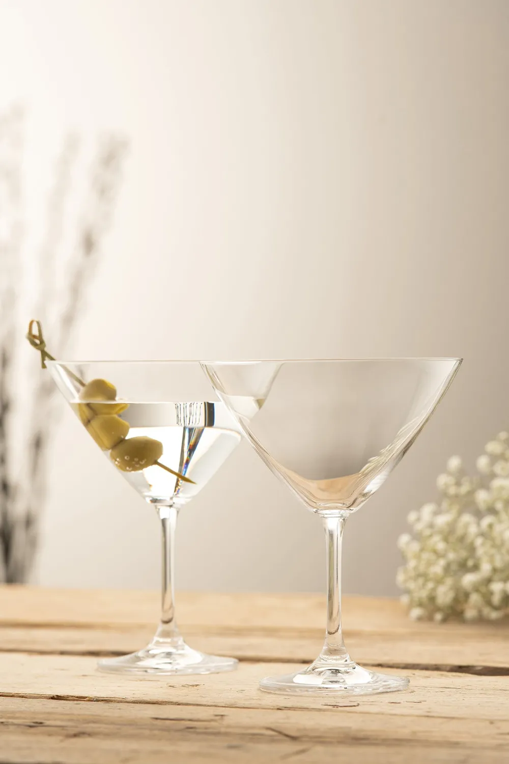 Elegance Martini/Cocktail Glass Pair<Galway Crystal Clearance