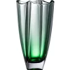 Emerald Dune 10" Square Vase<Galway Crystal Best