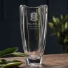 Engraved Dune 12" Square Vase<Galway Crystal Discount