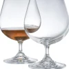 Engraved Elegance Brandy Balloon Glass Pair<Galway Crystal Sale