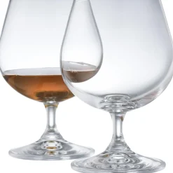 Engraved Elegance Brandy Balloon Glass Pair<Galway Crystal Sale