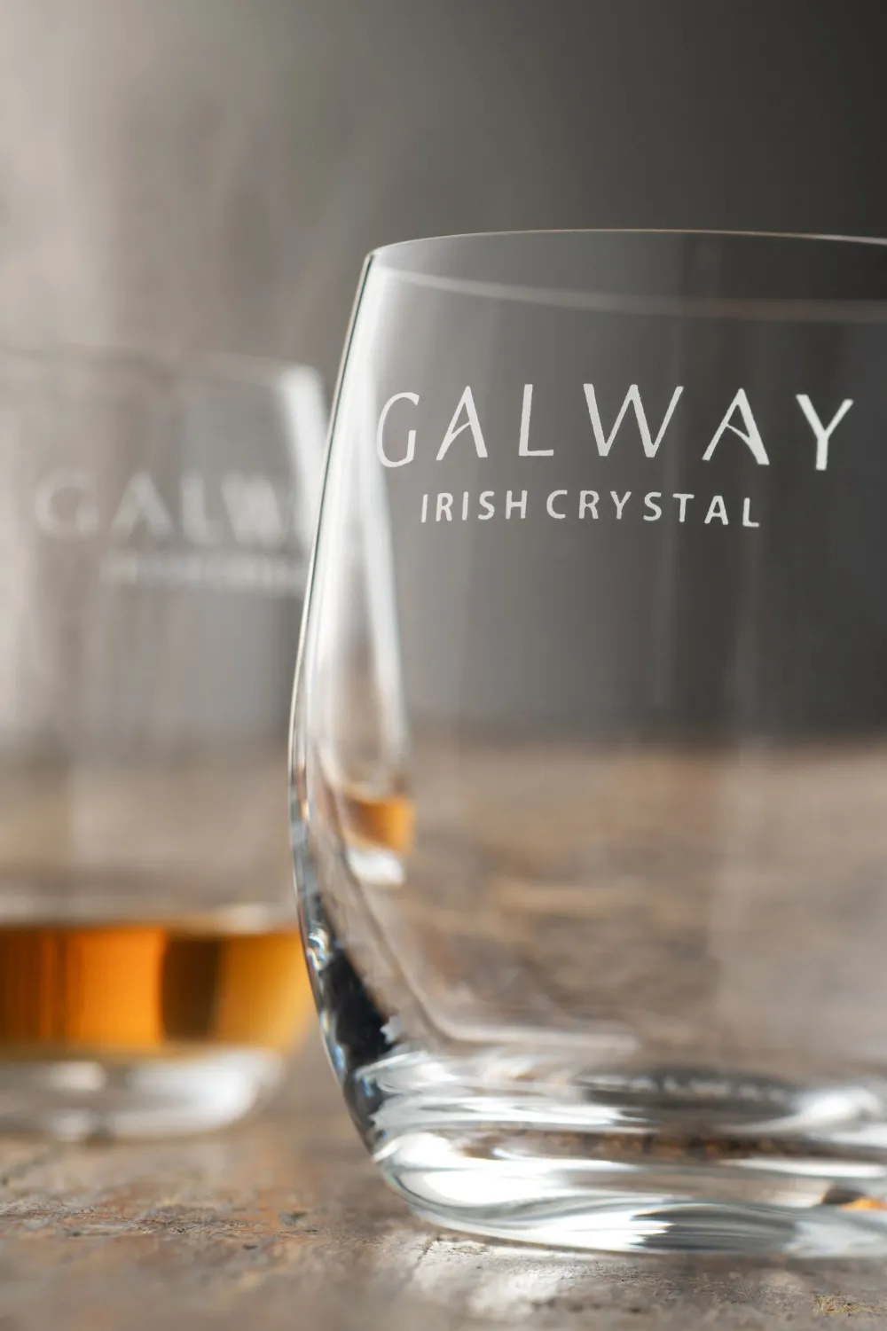 Engraved Elegance Tumbler Glass Pair<Galway Crystal Online