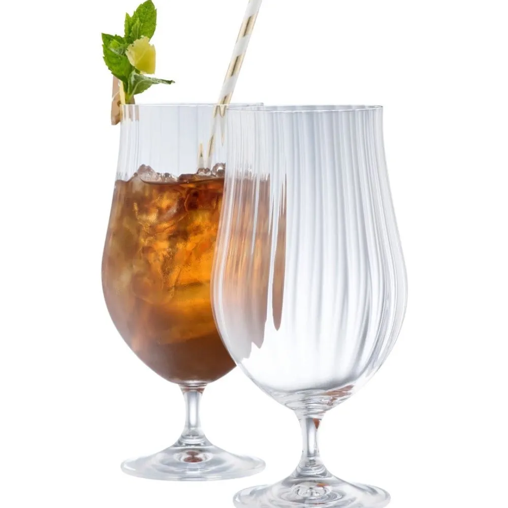 Engraved Erne Craft Beer/Cocktail Glass Pair<Galway Crystal New