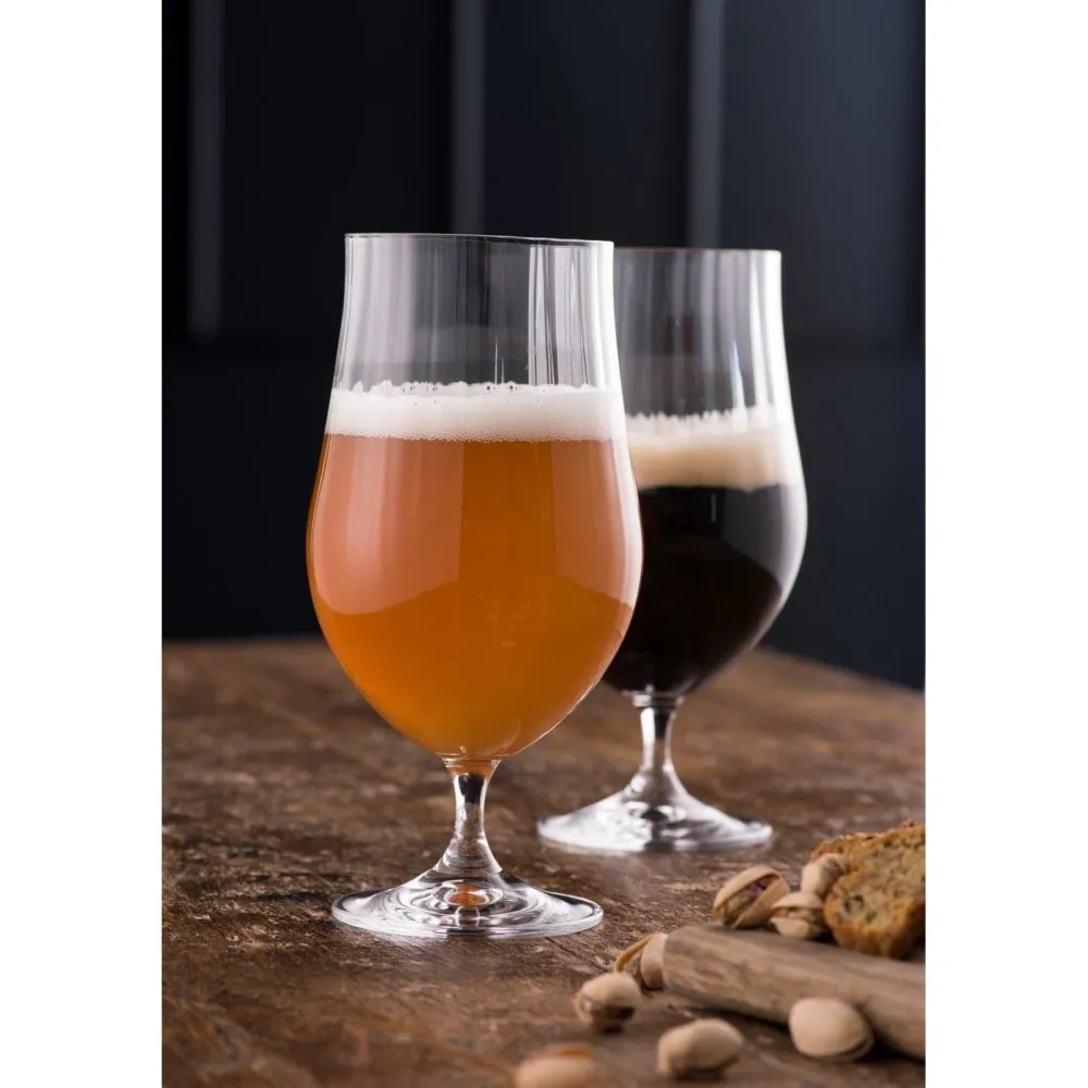 Engraved Erne Craft Beer/Cocktail Glass Pair<Galway Crystal New