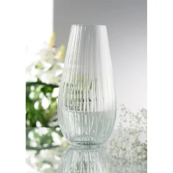 Engraved Erne 12" Vase<Galway Crystal Outlet