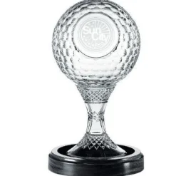Engraved 8" Golf Ball Trophy<Galway Crystal Discount