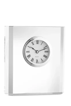 Engraved Large Mantel Clock<Galway Crystal Clearance