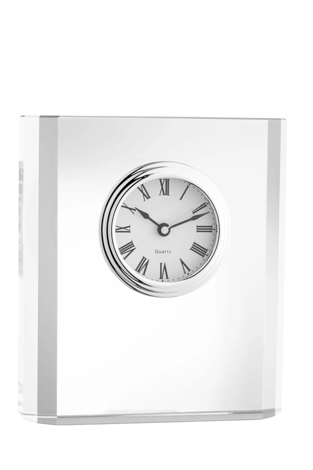 Engraved Large Mantel Clock<Galway Crystal Clearance