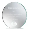 Engraved Large Round Trophy<Galway Crystal New