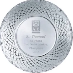 Engraved 11" Plate<Galway Crystal Sale