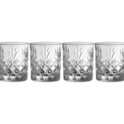 Engraved Renmore Whiskey Glass Set of 4<Galway Crystal