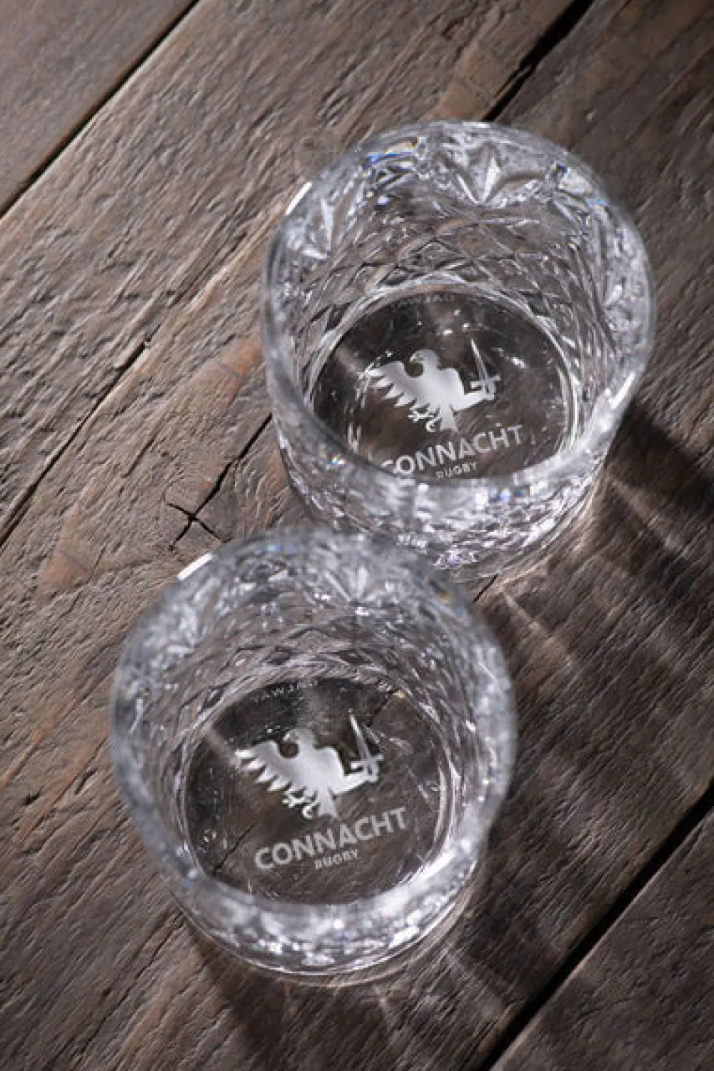 Engraved Renmore Whiskey Glass Pair<Galway Crystal Outlet