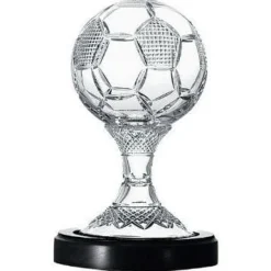 Engraved 8" Soccer Ball Trophy<Galway Crystal Clearance