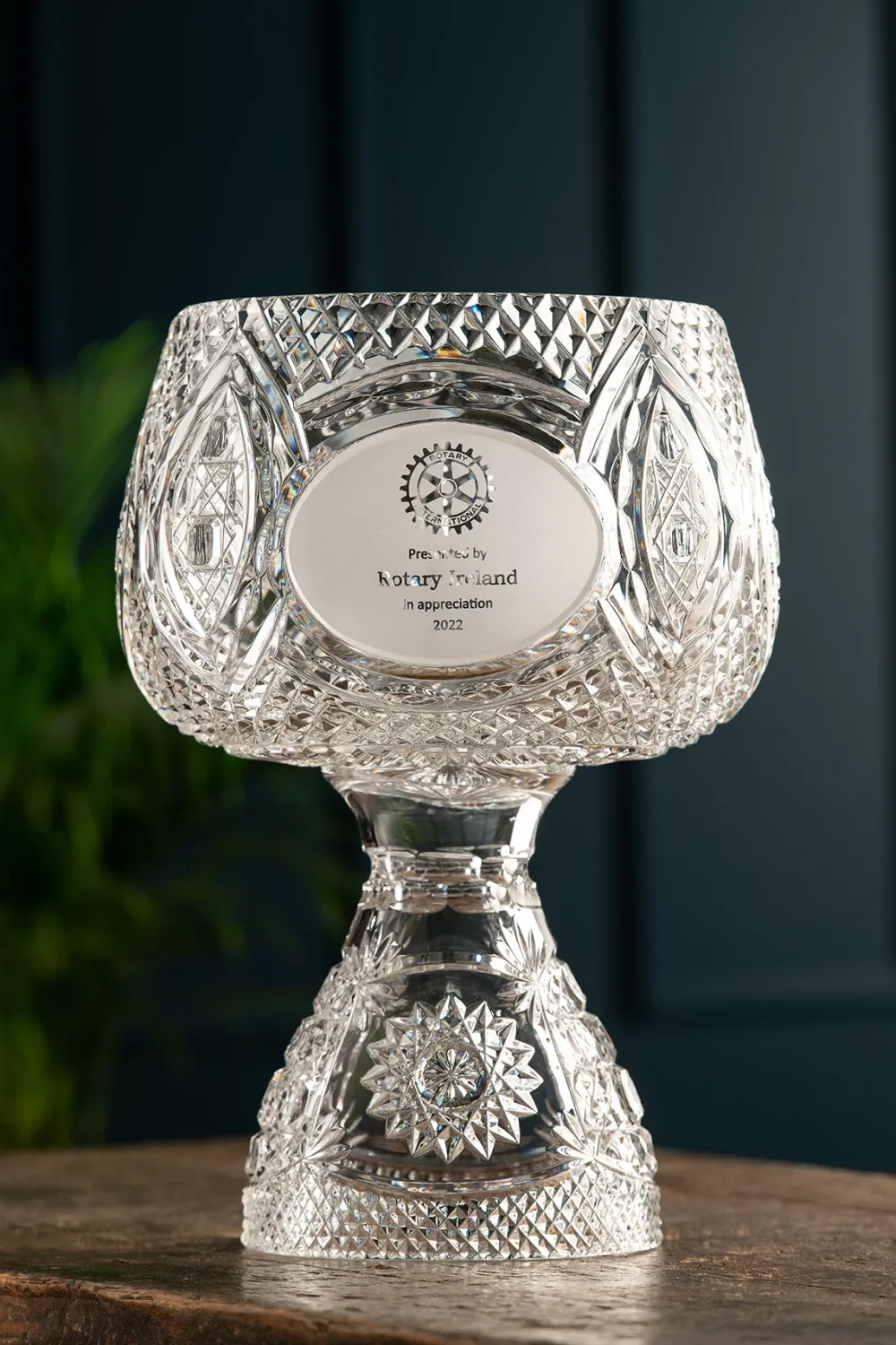 Engraved Two Piece Punch Bowl<Galway Crystal Online