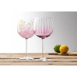 Erne Gin and Tonic Glass Pair Amethyst<Galway Crystal Discount