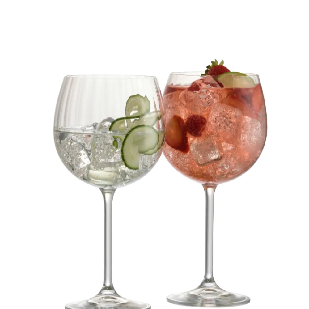 Erne Gin & Tonic Glass Pair<Galway Crystal Best