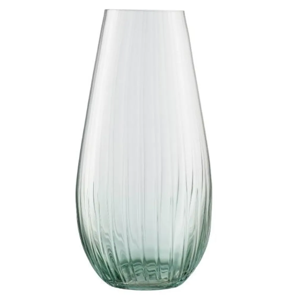 Erne 12" Vase Aqua<Galway Crystal Best