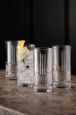 Eyre Highball Glasses - Set of 4<Galway Crystal Discount