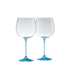 Gin & Tonic Glass Pair - Blue<Galway Crystal Online