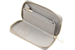 Grey Ladies Zip Wallet<Galway Crystal Clearance