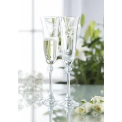 Happy Engagement Liberty Flute Glass Pair<Galway Crystal Clearance