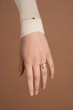 Heart of the Claddagh Silver & Gold Ring<Galway Crystal Best
