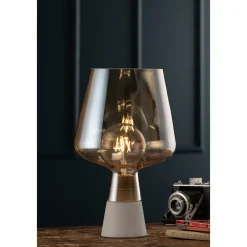 Large Glass Table Lamp - Amber<Galway Crystal Hot