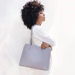 Large Tote Bag - Grey<Galway Crystal Online