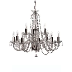 Leenane 12 Arm Chandelier IRE/UK Fitting<Galway Crystal Hot