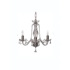 Leenane 3 Arm Chandelier IRE/UK Fitting<Galway Crystal